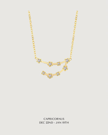 CELESTIAL POWER: GOLD ZODIAC STAR SIGN NECKLACE COLLECTION - STUDIO JO STORE